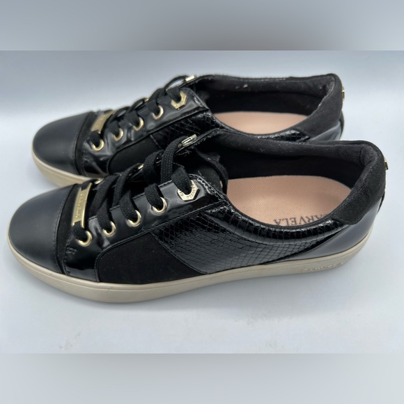 Kurt Geiger Carvela Black Suede Snakeskin Jagger Trainers Size 8.5 US / … - Picture 5 of 13